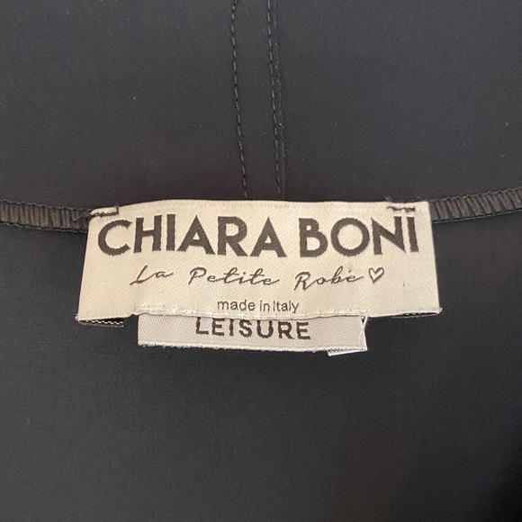 Chiara Boni La Petite‎ Robe Women Black Leisure Hildur No Belt Jumpsuit Sz XS - Picture 4 of 10